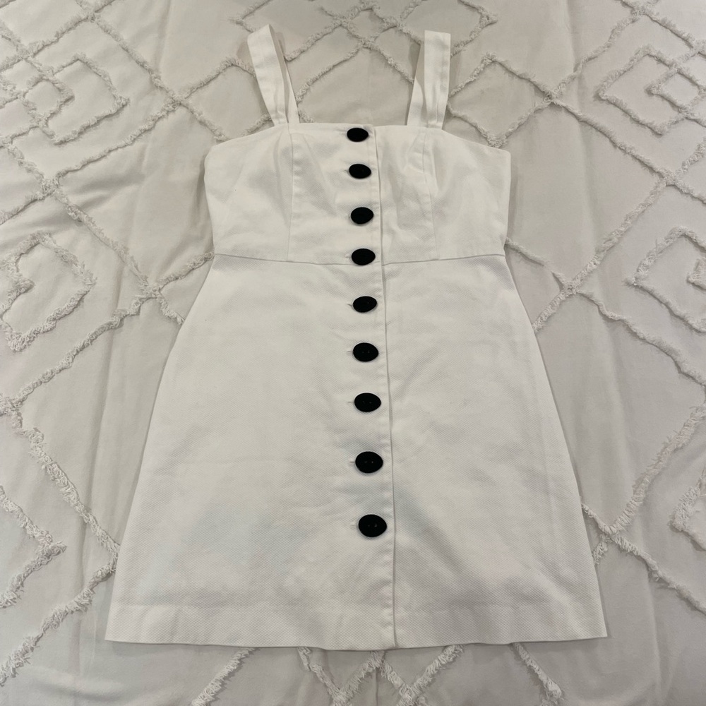 Mango White Dress